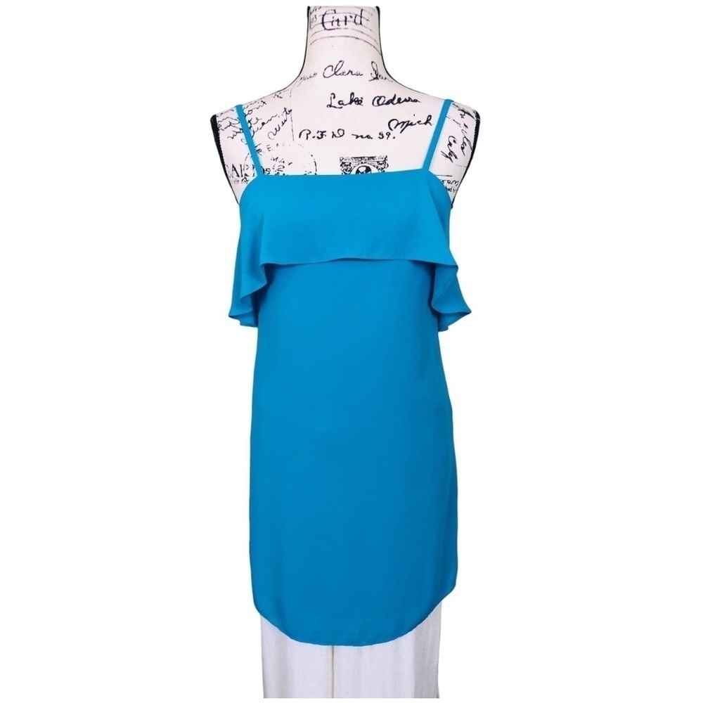 Tibi Ruffle Tank Dress